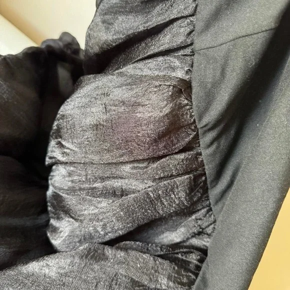 Black Knit Dress with Bubble Hem Medium - Picture 8 of 8